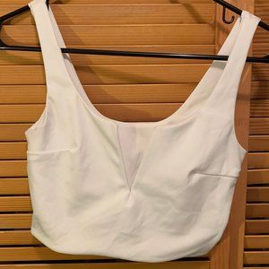 White Dressy Crop Top